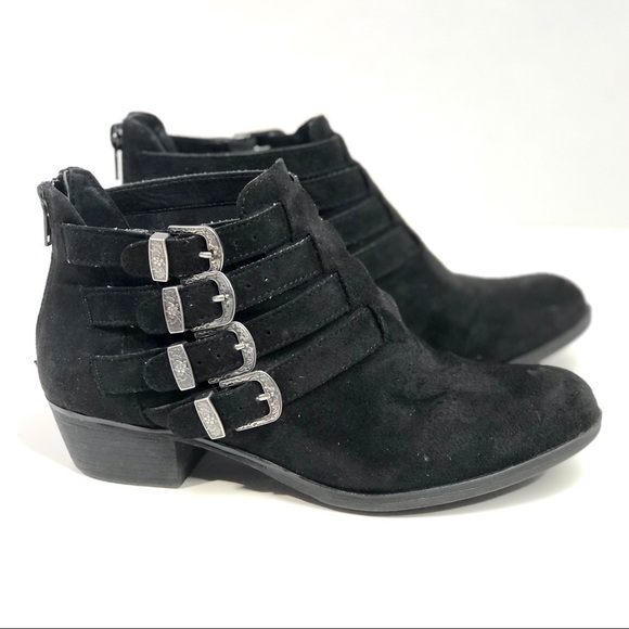 American Rag Adarie vegan suede buckle booties 6 - Picture 1 of 10